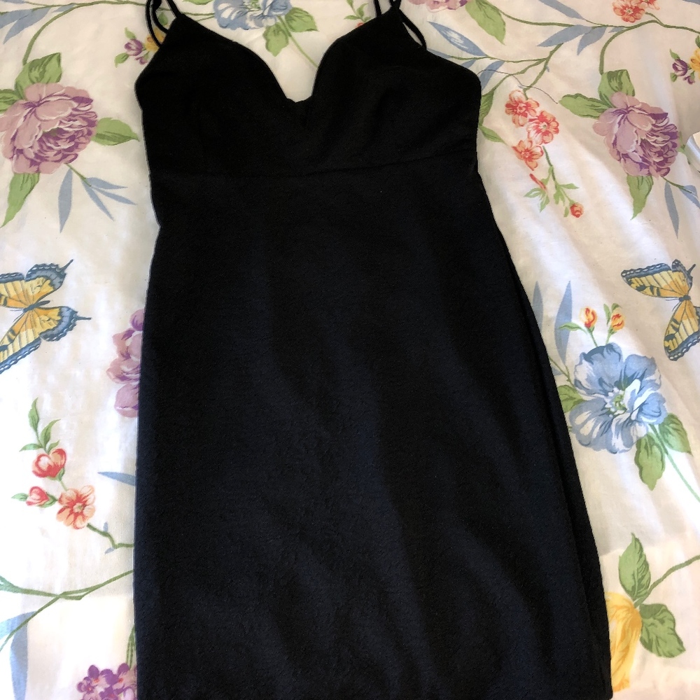 black dress